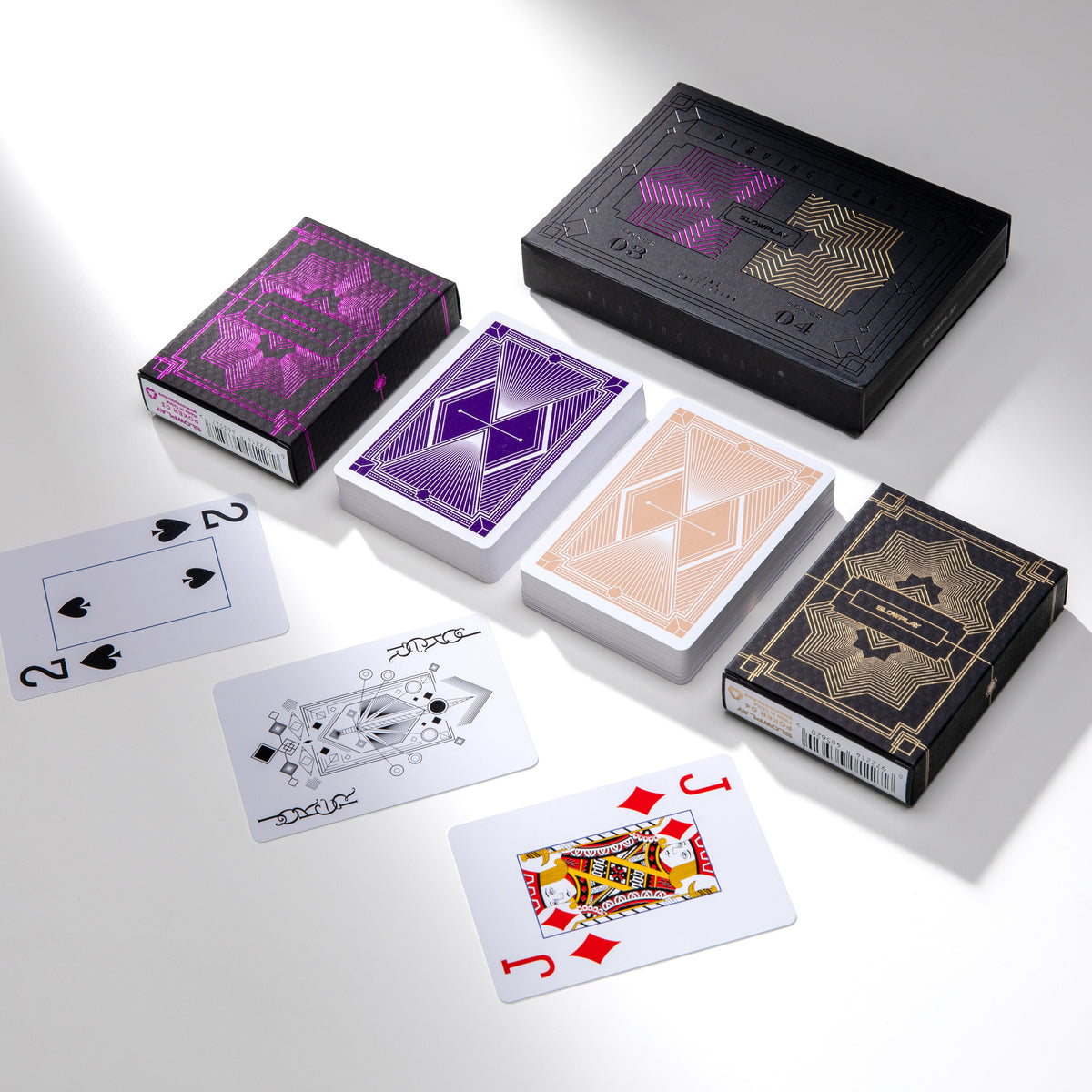 Premium Playing Card Set | Purple & Gold Card Set – SLOWPLAY