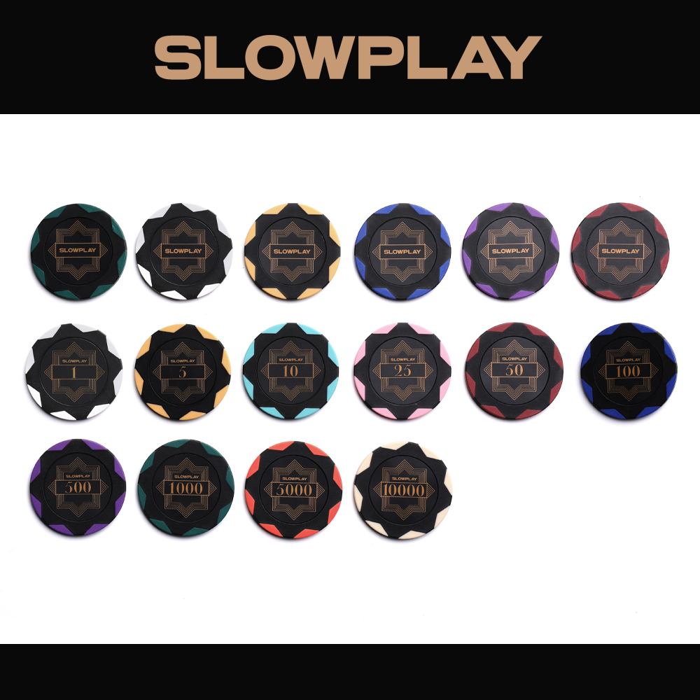 SLOWPLAYポーカーチップサンプルセット|SLOWPLAY SLOWPLAYポーカーチップサンプルセット|SLOWPLAY