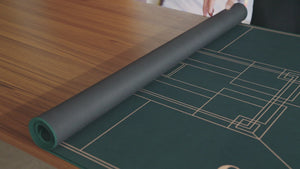 Nash Poker Mat for Texas Hold'em | Extra-fine Material | The Ultimate Dealing Experience