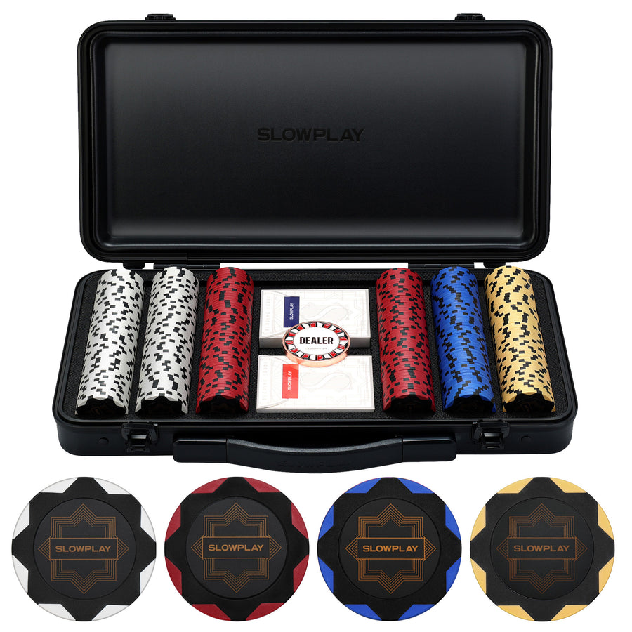 Nash Clay Poker Chip Set-Black Gold Edition