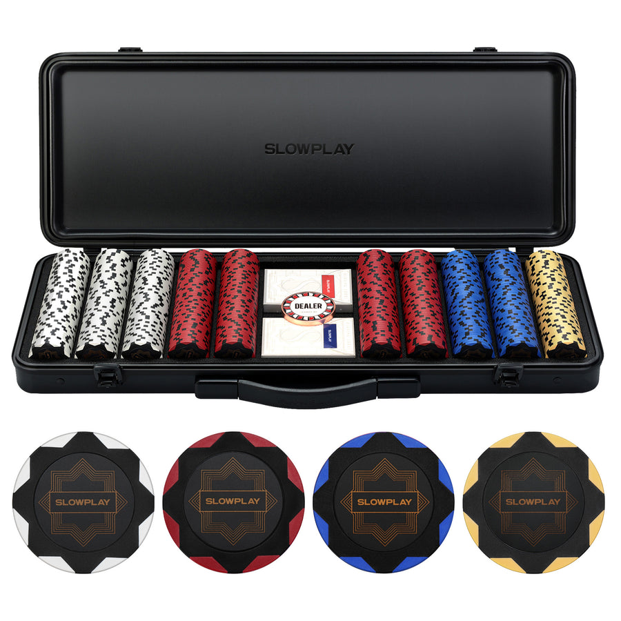 Nash Clay Poker Chip Set-Black Gold Edition