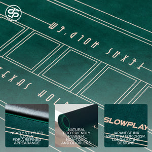 SLOWPLAY Nash Poker Mat | Poker Table Top