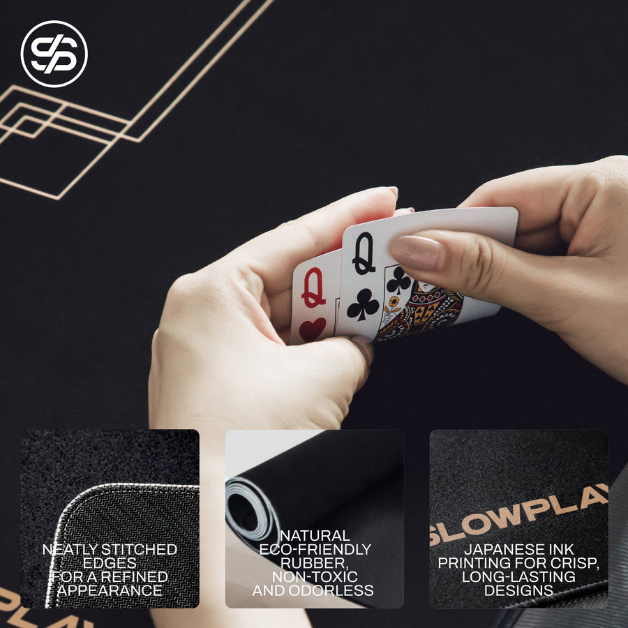 SLOWPLAY Godel Poker Mat | Poker Table Top