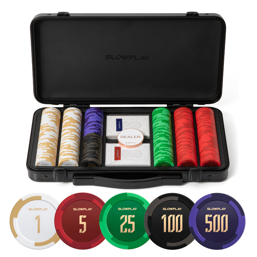 SLOW PLAY Godel ポーカーチップセット オリジナルカスタム Godel Clay Poker Chips Set | Professional Poker Supplies