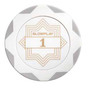 Nash Clay Poker Chips - White Gold Edition