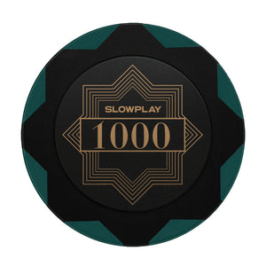 SLOWPLAY Rechthoekige poker chips plaques in paars, pak SLOWPLAY Rechthoekige poker chips plaques in paars, pak