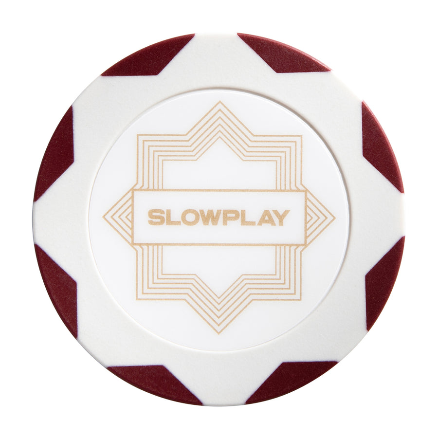 SLOWPLAY Nash Clay Poker Chips | White Gold Edition