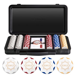 Nash Clay Poker Chip Set - White Gold Edition