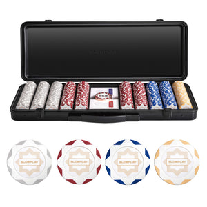 Nash Clay Poker Chip Set - White Gold Edition