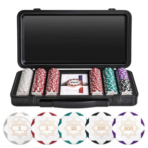Nash Clay Poker Chip Set - White Gold Edition