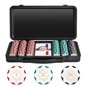 Nash Clay Poker Chip Set - White Gold Edition