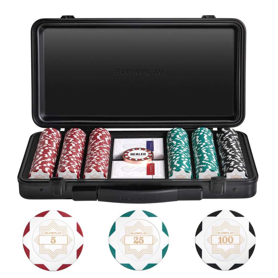 Nash Clay Poker Chip Set | White Gold Edition | New Release – SLOWPLAY