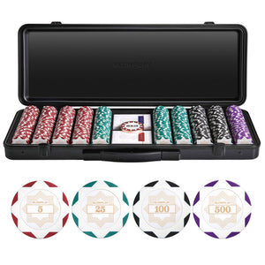 Nash Clay Poker Chip Set - White Gold Edition
