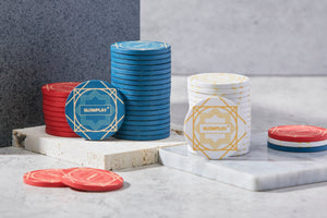 SLOWPLAY Nash Ceramic Poker Chips | First Generation Logo