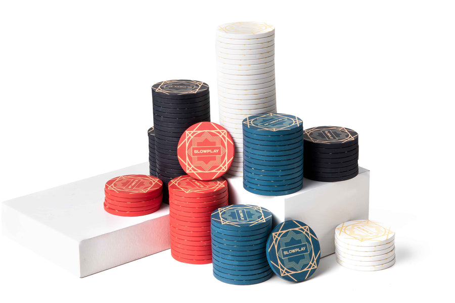 Lavar ventanas Plausible vestir Ceramic Poker Chips | SLOWPLAY